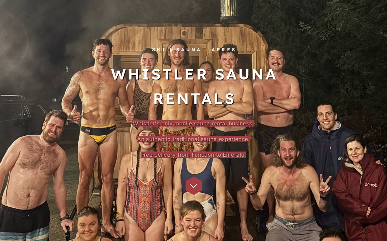 Whistler Sauna Rentals